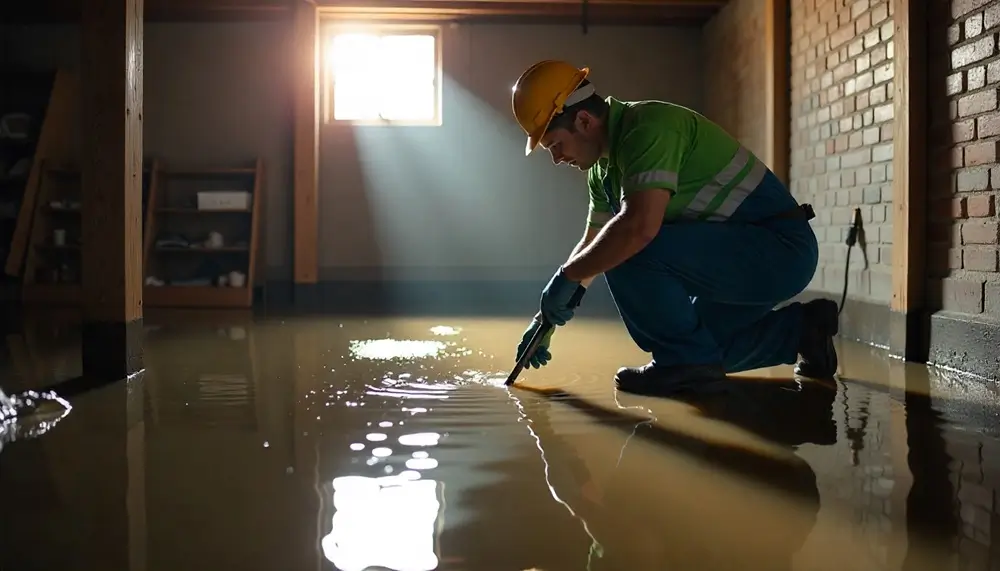 Professional water damage restoration services in Cedar Lake, IN